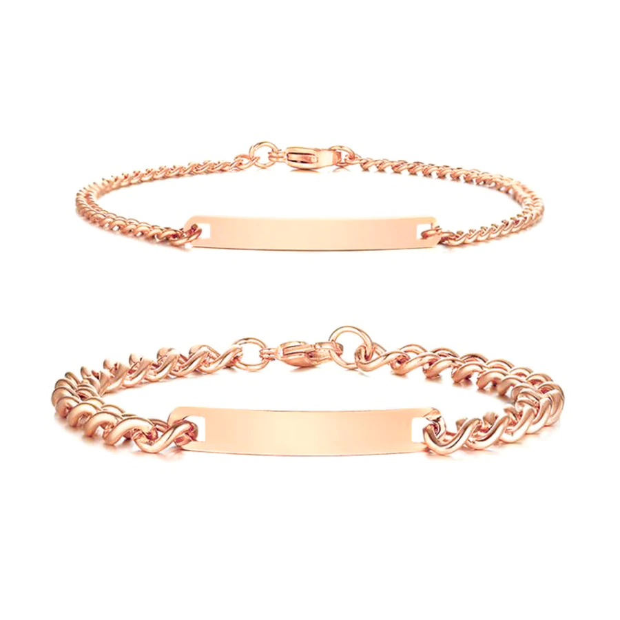 Charming Letter V Design Stainless Steel Bracelets & Bangles with 3colors  rose gold/gold/silver Choos…