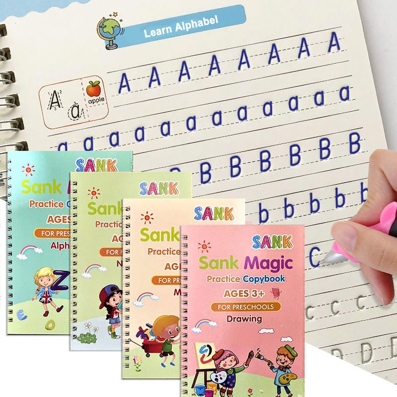 PDTO New Magic Copybooks Grooved Children's Handwriting Book Practice Set  Gift – kúpiť za nízke ceny v internetovom obchode Joom